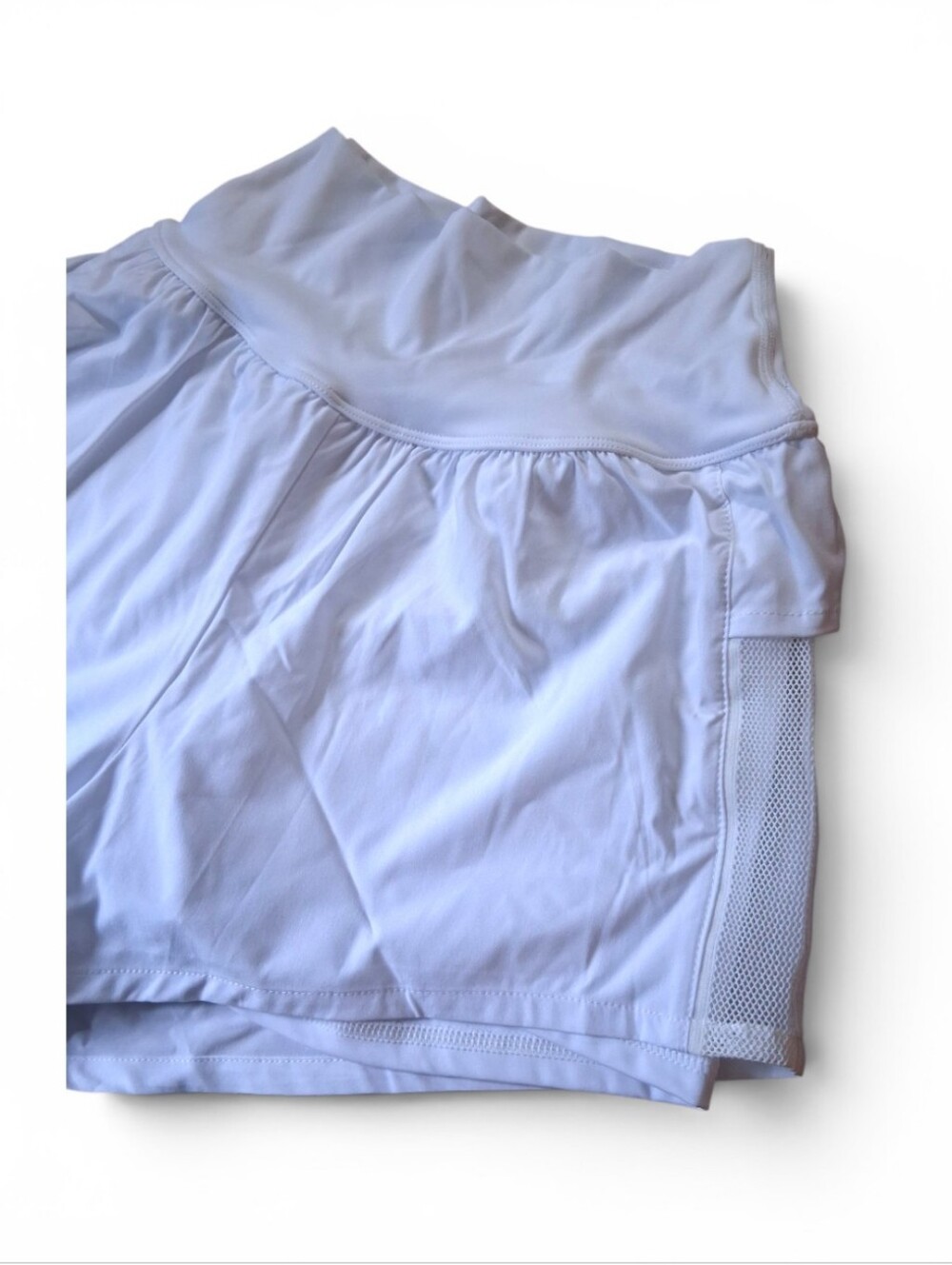 🆕️ Halara Breezeful High Waisted Ruffle Yoga Shorts Womens XS - Picture 6 of 12